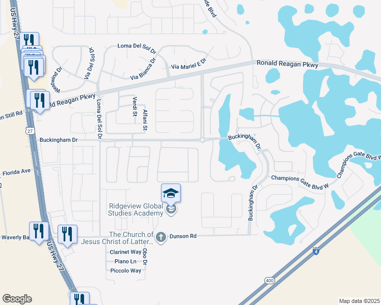 map of restaurants, bars, coffee shops, grocery stores, and more near 334 Regency Street in Davenport