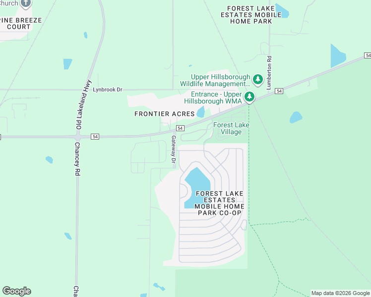 map of restaurants, bars, coffee shops, grocery stores, and more near 6448 Presidential Circle in Zephyrhills