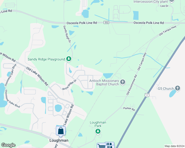 map of restaurants, bars, coffee shops, grocery stores, and more near 2095 Royal Ridge Drive in Davenport