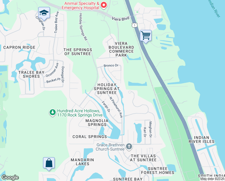 map of restaurants, bars, coffee shops, grocery stores, and more near 906 Free Way in Melbourne