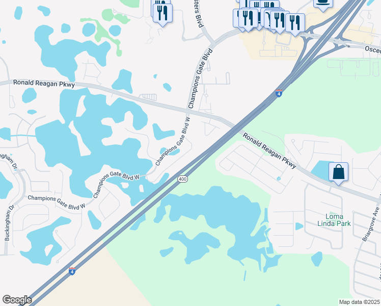 map of restaurants, bars, coffee shops, grocery stores, and more near 801 Benoi Drive in Davenport
