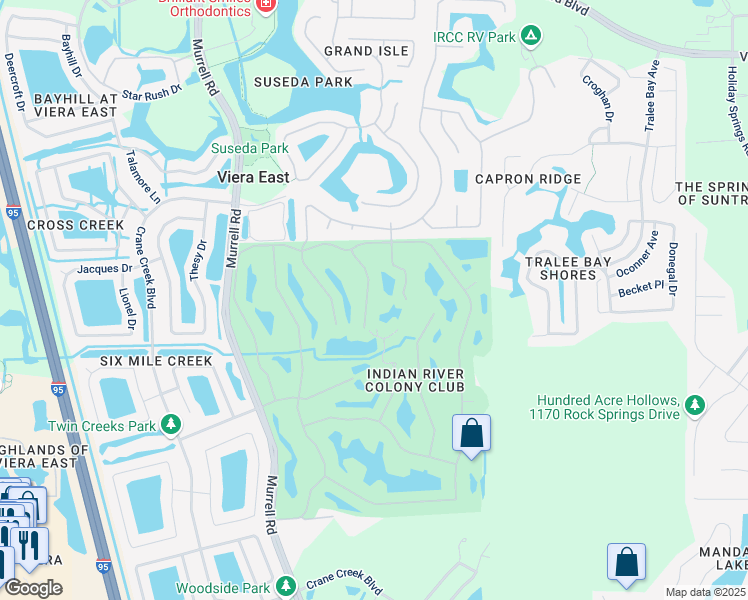 map of restaurants, bars, coffee shops, grocery stores, and more near 1315 Pilgrim Avenue in Melbourne