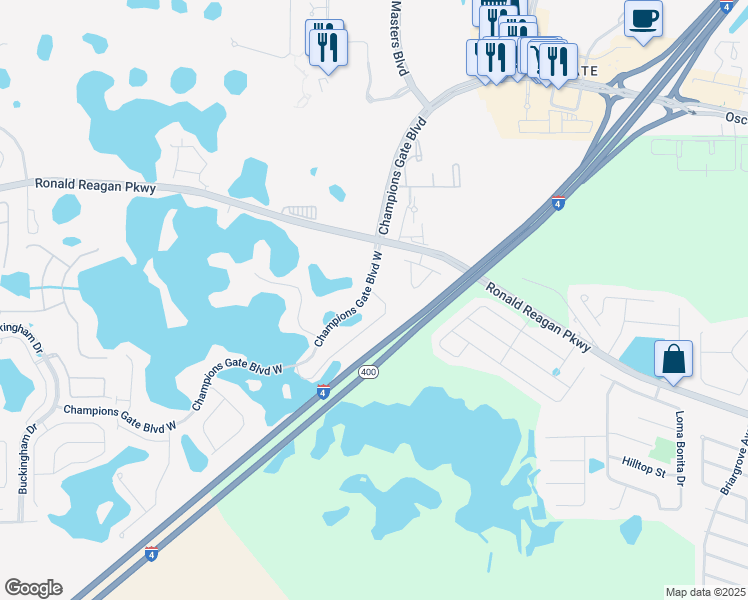 map of restaurants, bars, coffee shops, grocery stores, and more near 801 Benoi Drive in Davenport