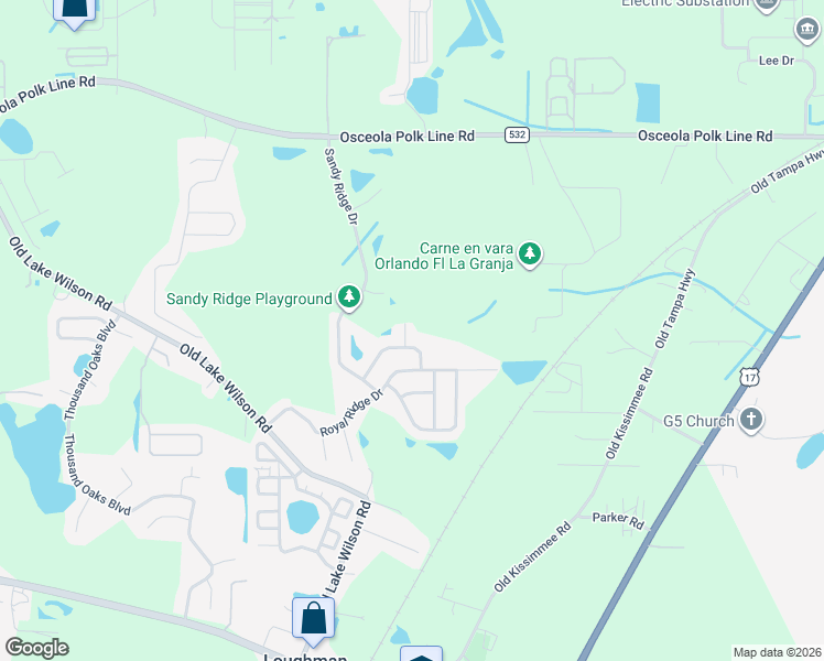 map of restaurants, bars, coffee shops, grocery stores, and more near 180 Sundown Court in Davenport