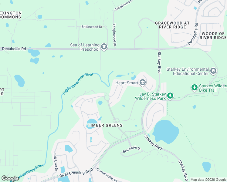 map of restaurants, bars, coffee shops, grocery stores, and more near 9533 Springmeadow Drive in New Port Richey