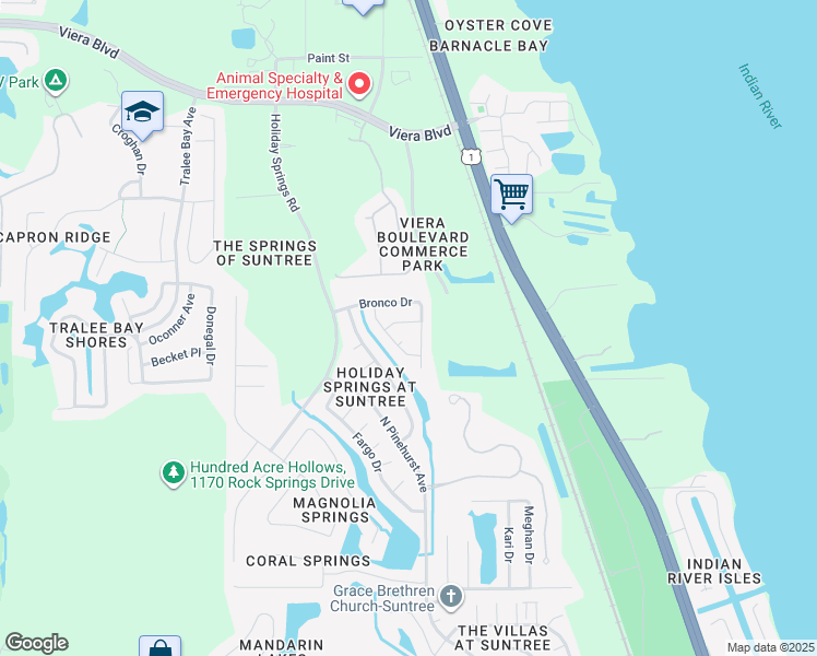 map of restaurants, bars, coffee shops, grocery stores, and more near 807 Cebu Place in Melbourne