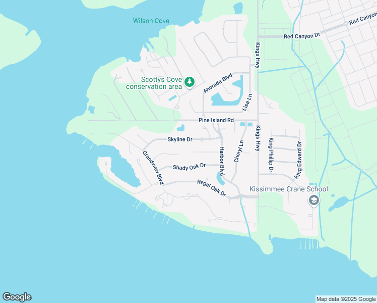 map of restaurants, bars, coffee shops, grocery stores, and more near 1462 Compass Court in Kissimmee