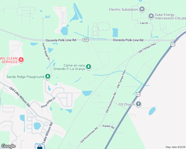 map of restaurants, bars, coffee shops, grocery stores, and more near 6822 County Road 532 in Davenport