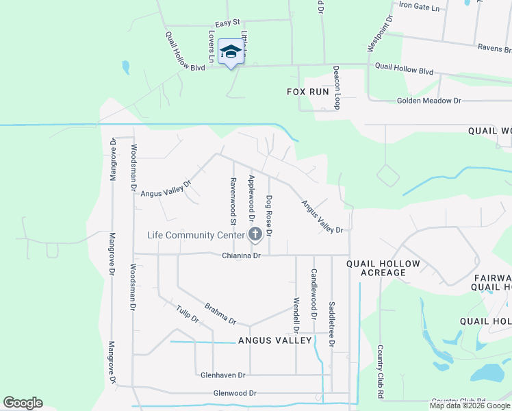 map of restaurants, bars, coffee shops, grocery stores, and more near 6704 Applewood Drive in Wesley Chapel