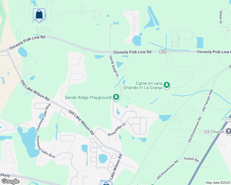 map of restaurants, bars, coffee shops, grocery stores, and more near in CHAMPIONS GT