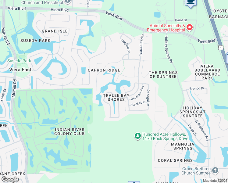 map of restaurants, bars, coffee shops, grocery stores, and more near 1482 Tralee Bay Avenue in Melbourne
