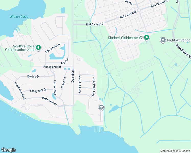 map of restaurants, bars, coffee shops, grocery stores, and more near 1747 King Edward Drive in Kissimmee