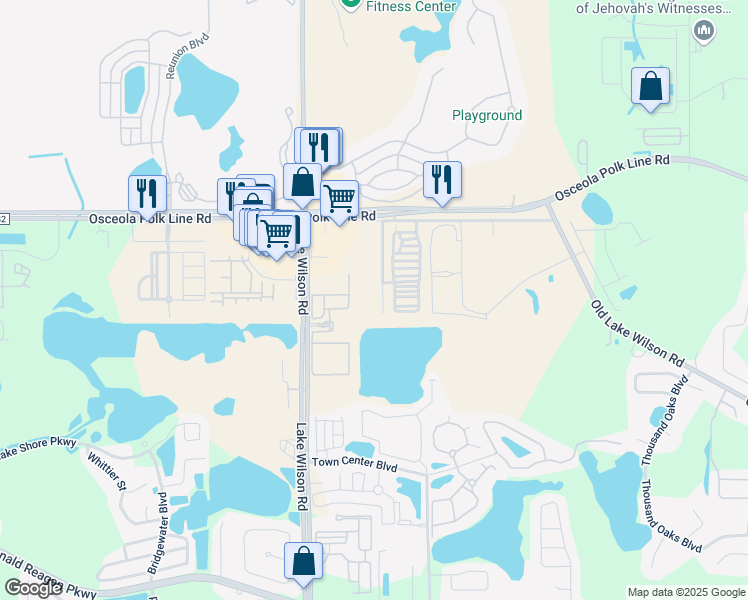 map of restaurants, bars, coffee shops, grocery stores, and more near 1000 Victoria Park Dr in Davenport