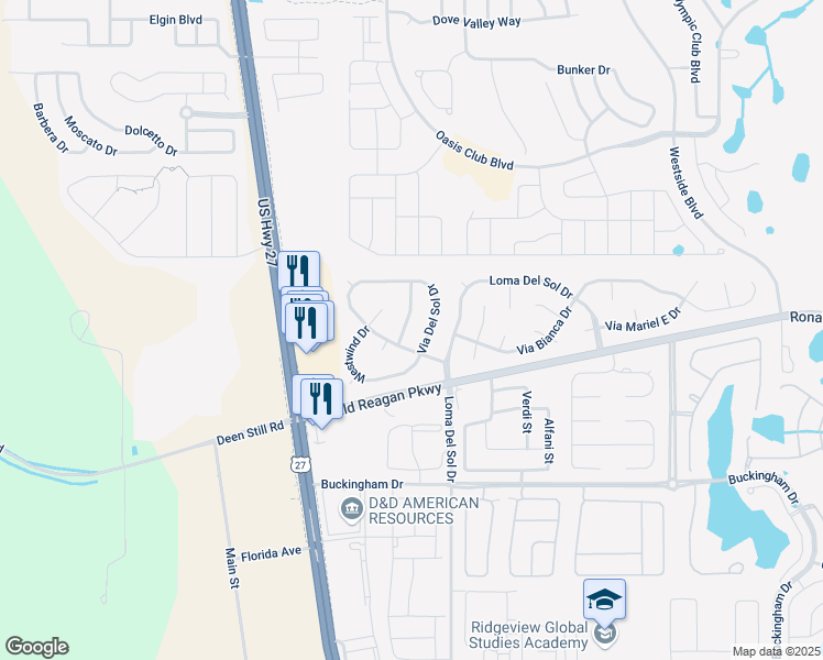 map of restaurants, bars, coffee shops, grocery stores, and more near 123 Sunward Run in Davenport