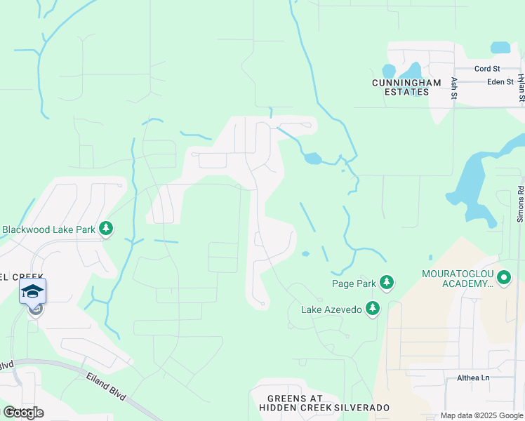 map of restaurants, bars, coffee shops, grocery stores, and more near 7018 Silverado Ranch Boulevard in Zephyrhills