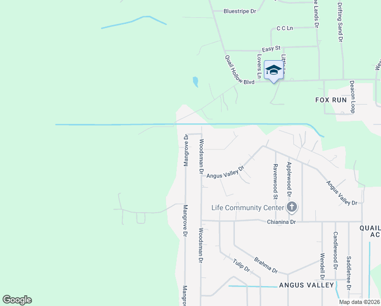map of restaurants, bars, coffee shops, grocery stores, and more near 6836 Mangrove Drive in Zephyrhills
