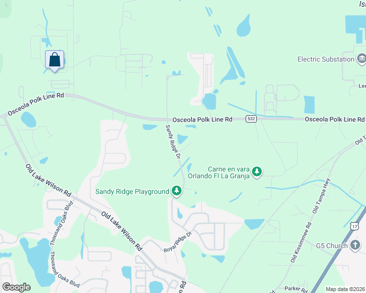 map of restaurants, bars, coffee shops, grocery stores, and more near 154 Starbird Court in Davenport