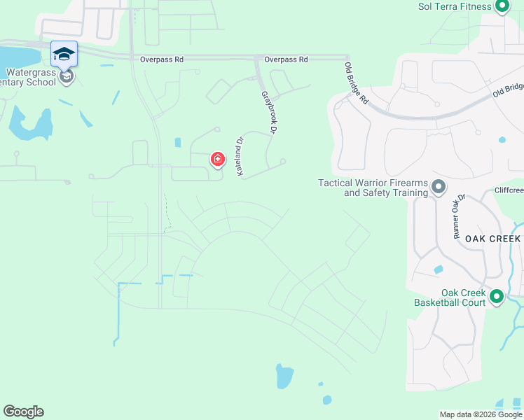 map of restaurants, bars, coffee shops, grocery stores, and more near 33328 Kateland Drive in Wesley Chapel