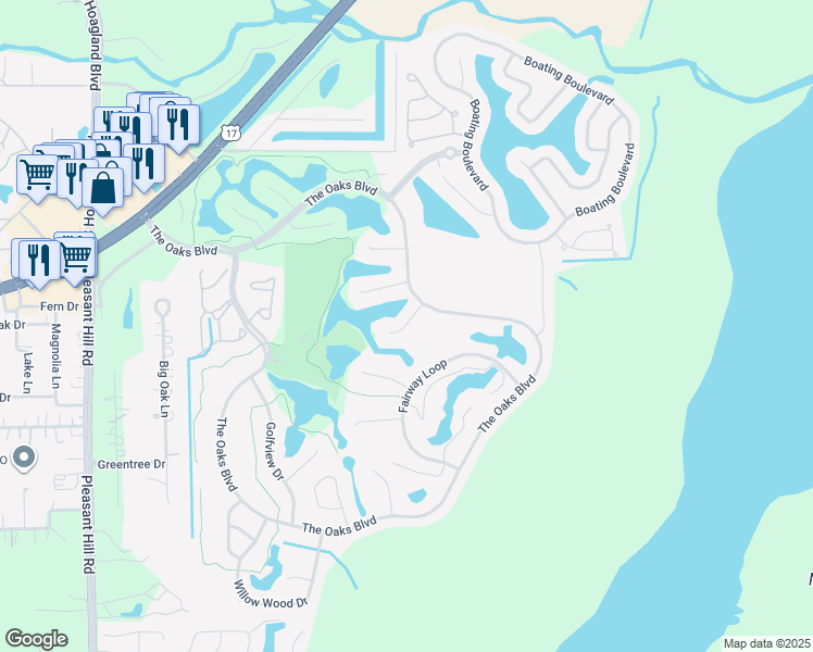 map of restaurants, bars, coffee shops, grocery stores, and more near 2009 Pitch Way in Kissimmee