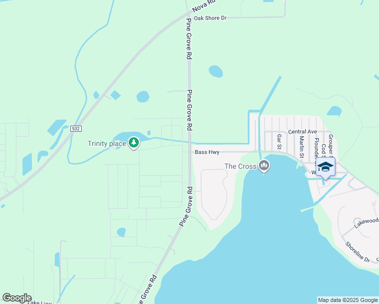 map of restaurants, bars, coffee shops, grocery stores, and more near 1704 Pine Grove Road in St. Cloud
