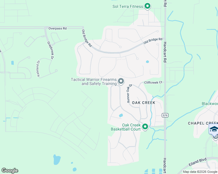 map of restaurants, bars, coffee shops, grocery stores, and more near 6733 Boulder Run Loop in Wesley Chapel