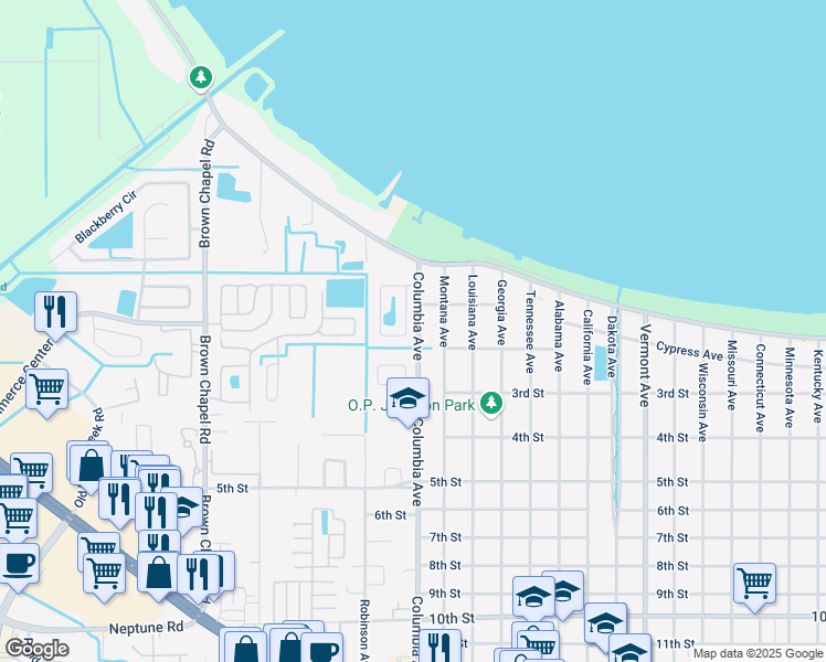 map of restaurants, bars, coffee shops, grocery stores, and more near 2962 Cool Breeze Circle in St. Cloud