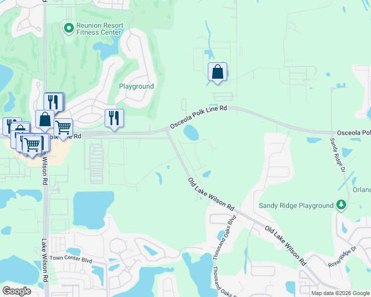 map of restaurants, bars, coffee shops, grocery stores, and more near 421 Robin Road in Davenport