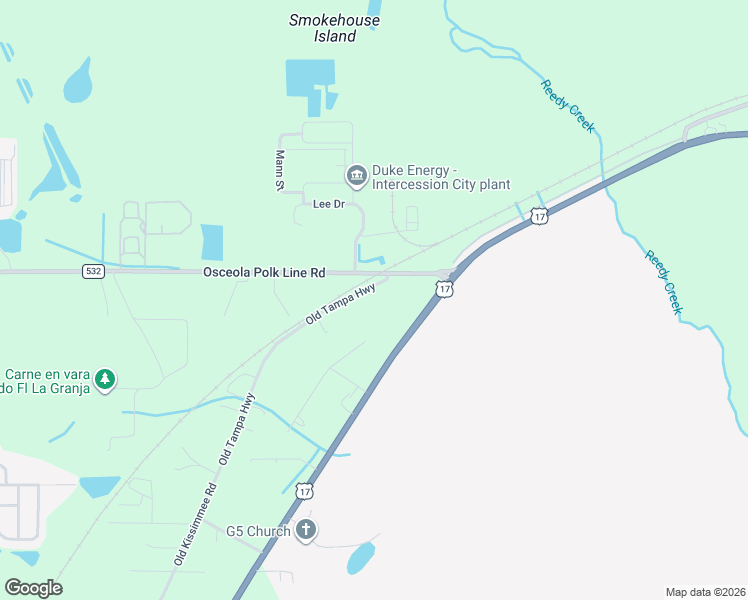 map of restaurants, bars, coffee shops, grocery stores, and more near 6518 Old Tampa Highway in Davenport