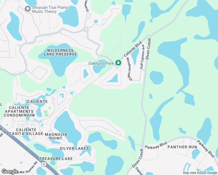 map of restaurants, bars, coffee shops, grocery stores, and more near 21830 Waverly Shores Lane in Land O' Lakes