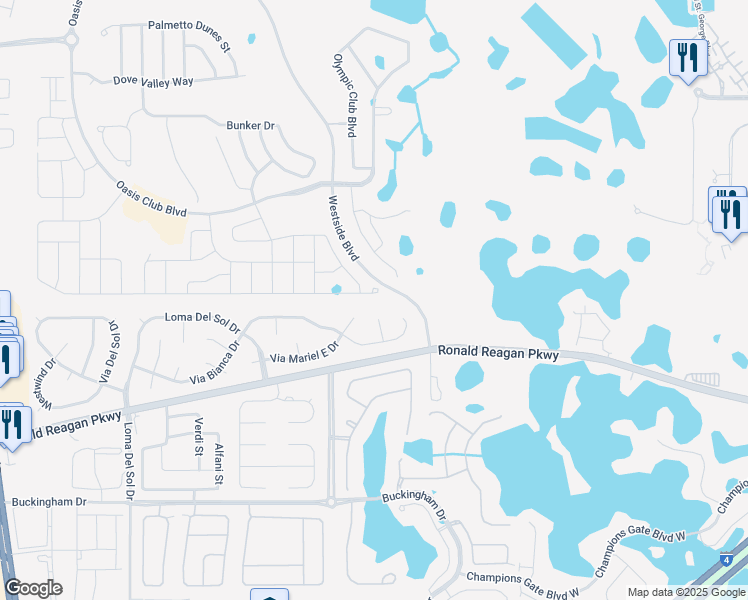 map of restaurants, bars, coffee shops, grocery stores, and more near 1698 Moon Valley Drive in Davenport