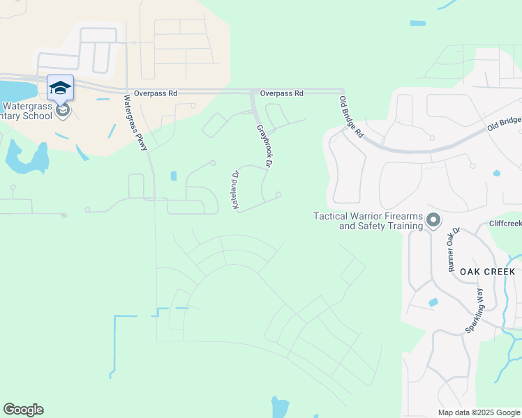 map of restaurants, bars, coffee shops, grocery stores, and more near 33376 Kateland Drive in Wesley Chapel