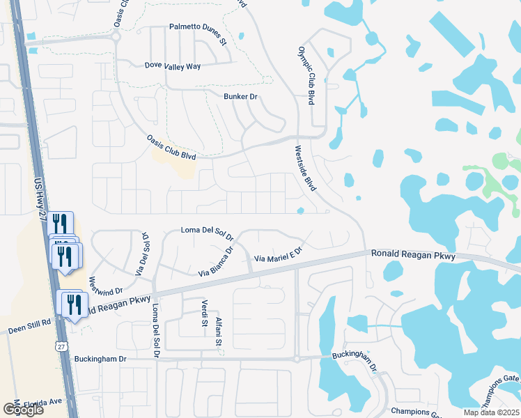 map of restaurants, bars, coffee shops, grocery stores, and more near 1588 Flange Drive in Davenport