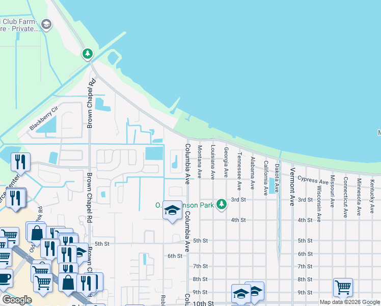 map of restaurants, bars, coffee shops, grocery stores, and more near 2984 Cool Breeze Circle in St. Cloud