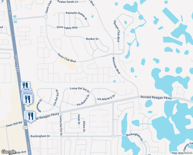 map of restaurants, bars, coffee shops, grocery stores, and more near 1588 Flange Drive in Davenport