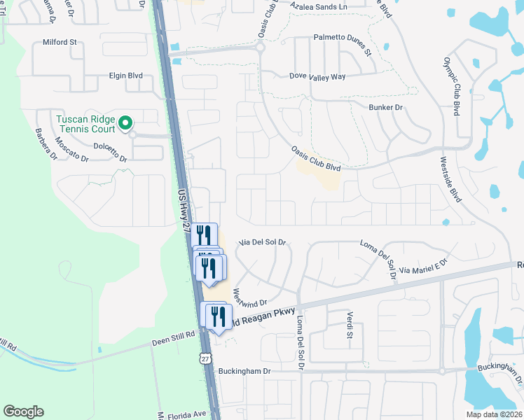 map of restaurants, bars, coffee shops, grocery stores, and more near 1473 Myrtlewood Street in Davenport