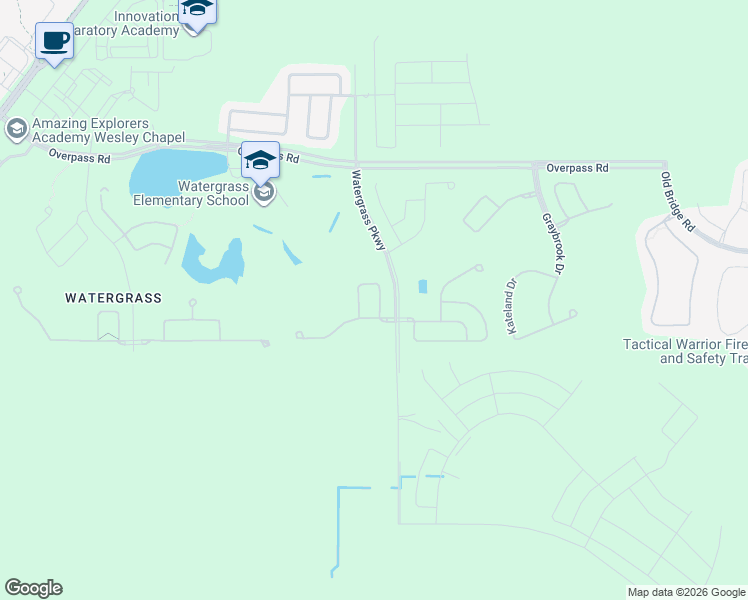 map of restaurants, bars, coffee shops, grocery stores, and more near 7256 Heather Sound Loop in Wesley Chapel