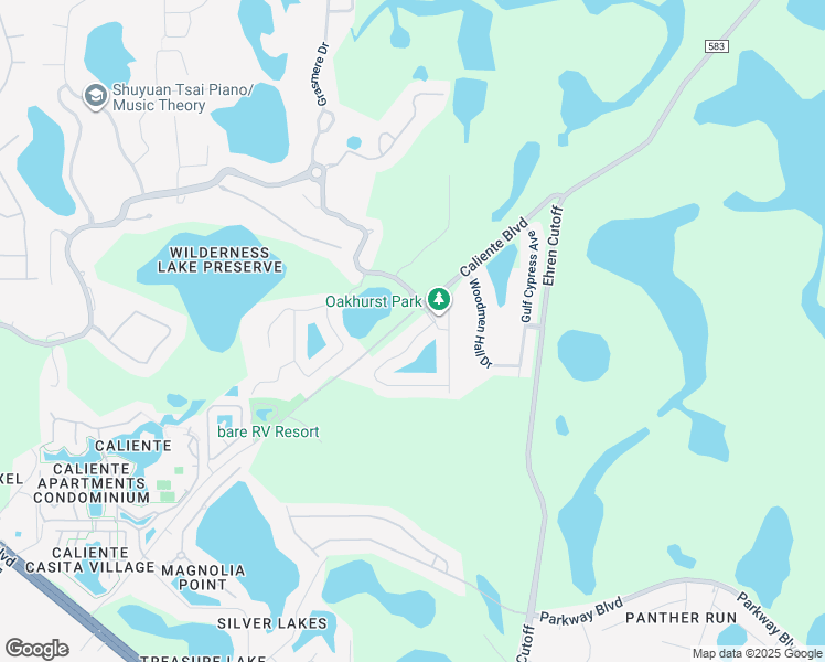 map of restaurants, bars, coffee shops, grocery stores, and more near 7137 Moss Ledge Run in Land O' Lakes