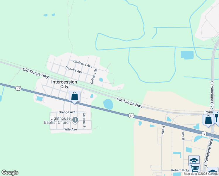 map of restaurants, bars, coffee shops, grocery stores, and more near 5449 Osceola Avenue in St. Cloud