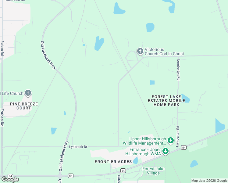 map of restaurants, bars, coffee shops, grocery stores, and more near 7207 Elwood Road in Zephyrhills