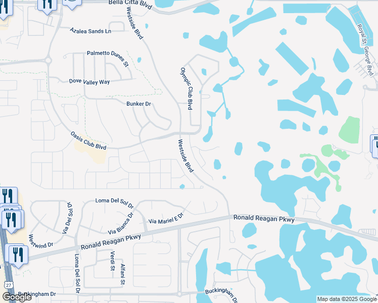 map of restaurants, bars, coffee shops, grocery stores, and more near 1520 Maidstone Court in Four Corners