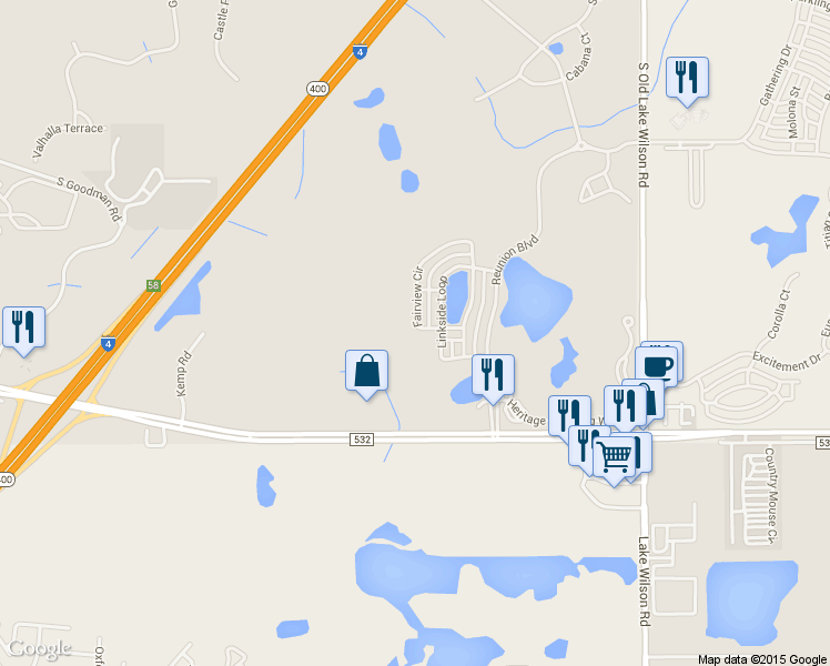 map of restaurants, bars, coffee shops, grocery stores, and more near 1419 Fairview Cir in Four Corners