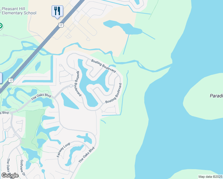 map of restaurants, bars, coffee shops, grocery stores, and more near 1527 Angler Avenue in Kissimmee