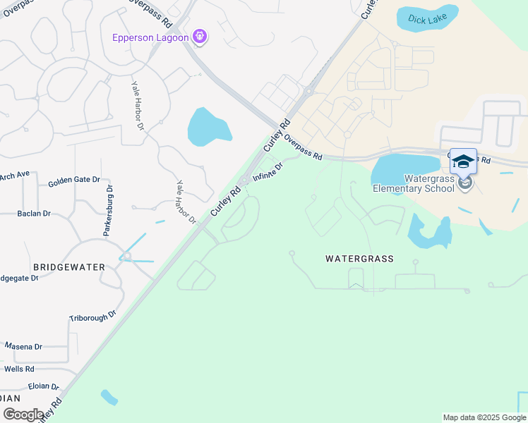 map of restaurants, bars, coffee shops, grocery stores, and more near 7306 Bridgeview Drive in Wesley Chapel
