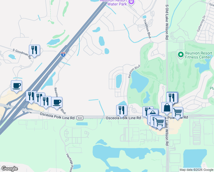 map of restaurants, bars, coffee shops, grocery stores, and more near 1439 Fairview Circle in Four Corners