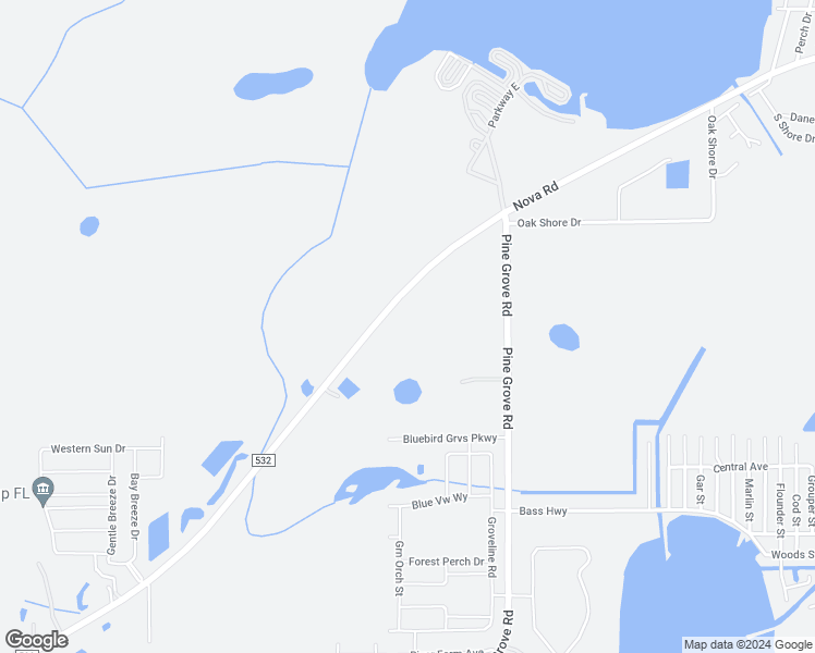 map of restaurants, bars, coffee shops, grocery stores, and more near 5980 Nova Rd in St Cloud