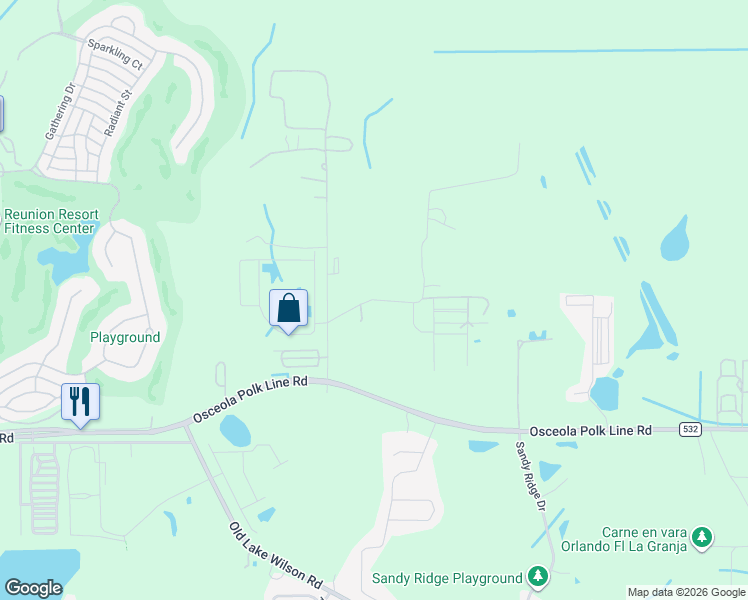 map of restaurants, bars, coffee shops, grocery stores, and more near 7150 Forehand Road in Davenport