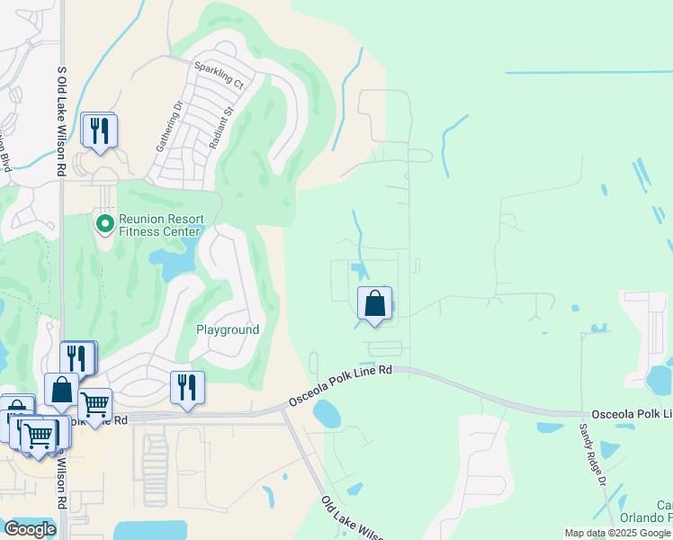 map of restaurants, bars, coffee shops, grocery stores, and more near 7242 Wakeview Drive in Davenport