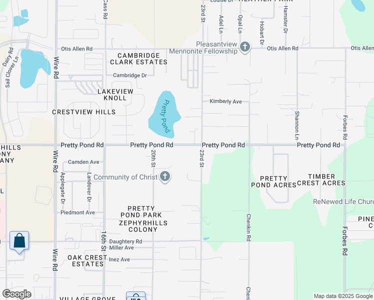 map of restaurants, bars, coffee shops, grocery stores, and more near 39146 Pretty Pond Road in Zephyrhills