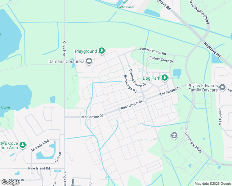 map of restaurants, bars, coffee shops, grocery stores, and more near 1454 Pueblo Lane in Kissimmee