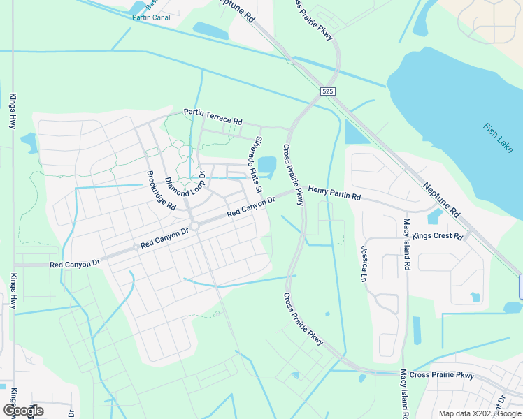 map of restaurants, bars, coffee shops, grocery stores, and more near 1964 Red Canyon Drive in Kissimmee